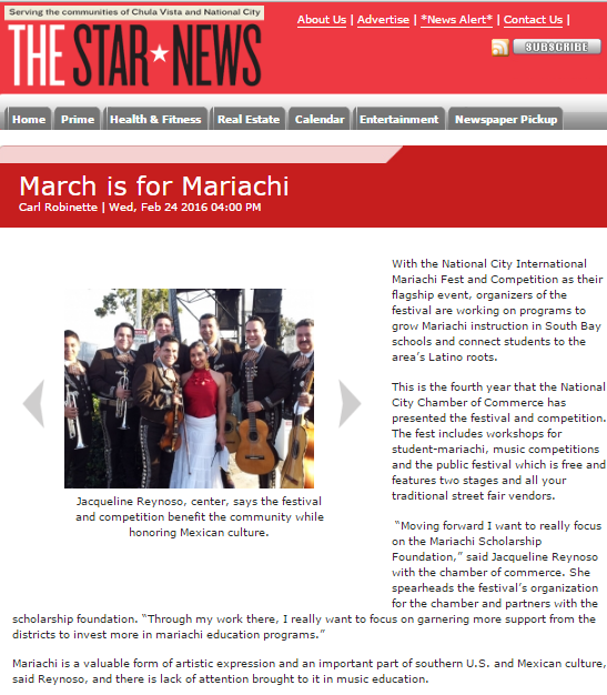 march is for mariachi